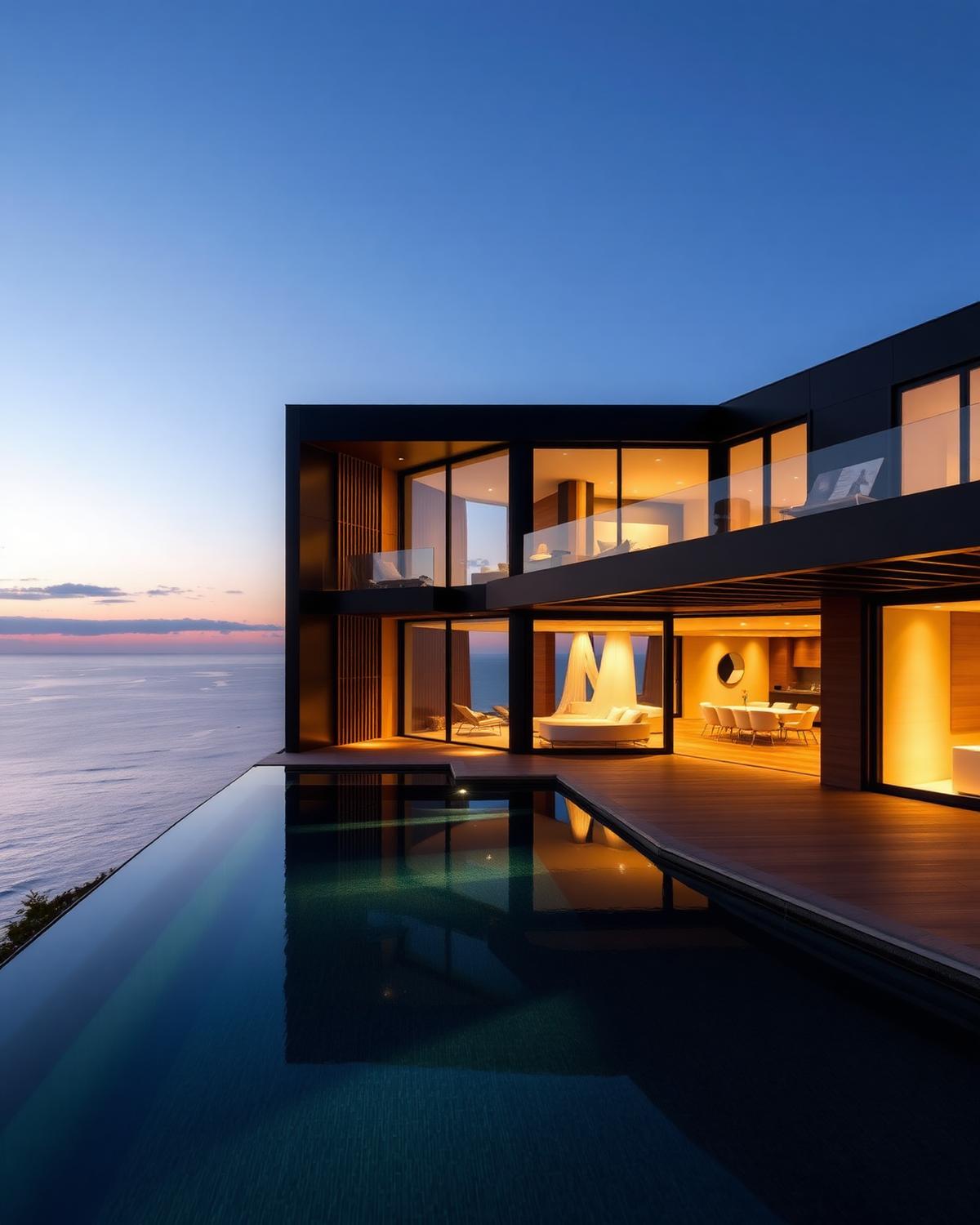 Cliffside Residence, Luxury Homes